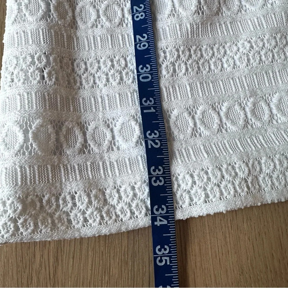 Womens Lilly Pulitzer Larina Shift Dress Size Small White Knit Lace Resort 1102 - Picture 13 of 15